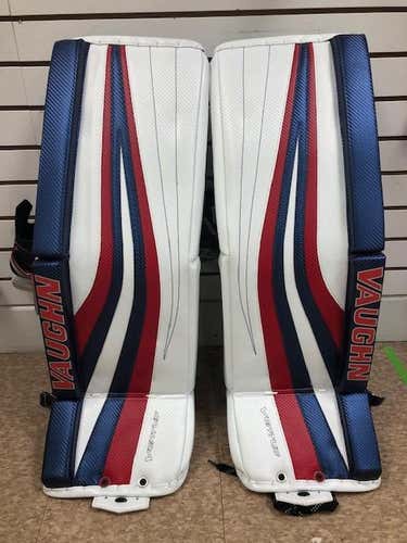 New Vaughn Ventus SLR Pro Carbon Goalie Leg Pads – 31"+2, Red/White/Blue (READ DESCRIPTION)
