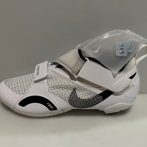 New Nike Women’s SuperRep Cycle White Black Cycling Shoes - Size 6 NIB