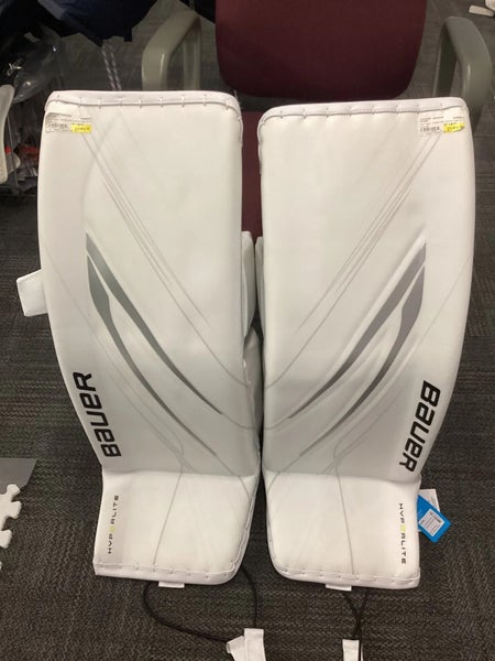Medium Bauer Hyperlite 2 Goalie Leg Pads (New) (READ DESCRIPTION)