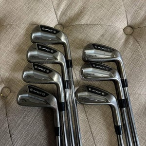 Callaway 2024 Apex TCB Raw Iron Set 4-PW TT DG X100 Extra Stiff Flex +1/4 NICE