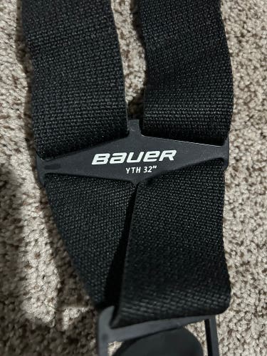 Youth Small Bauer Hockey Pants suspenders