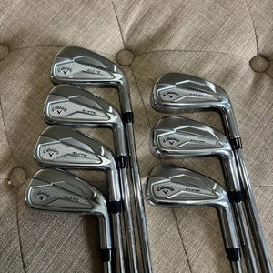 Callaway Elyte Iron Set 4-PW NS Pro Tour105 Stiff Flex +1/4 MINT