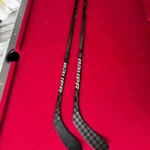 Custom Blacked out Intermediate Bauer Vapor Hyperlite 2 Left Hand Hockey Stick P28 65 Flex (New