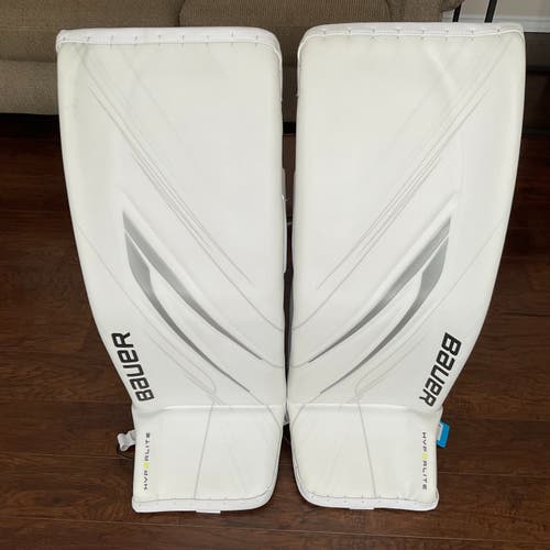 New Bauer Hyperlite 2 Leg Pads Size Large 35+ Item#LHH2 (READ DESCRIPTION)