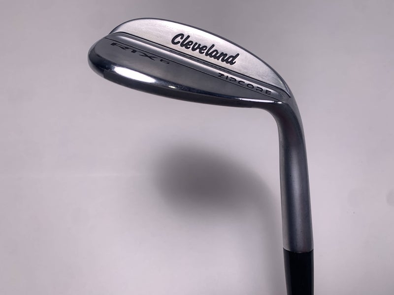 Cleveland RTX 6 ZipCore Tour Satin Lob Wedge LW 58* 10 SteelFiber i95 Mens RH