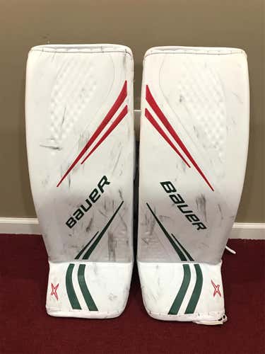 Bauer Vapor 2X Pro Goalie Leg Pads – Size 35+1 (Large) | Pro Stock (READ DESCRIPTION)