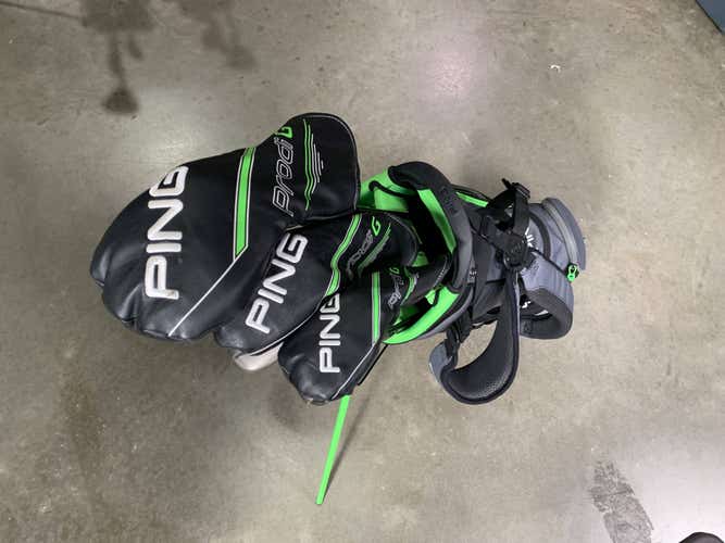 Ping Prodi G Club Set Driver 3W 4H 6-PW GW SW Putter Junior RH HC +Bag 57"-60"