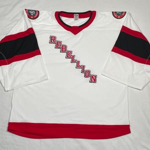 NEW South Pittsburgh Rebellion White Game Jersey, XXXXL/4XL Goal Cut