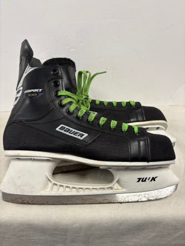 Bauer Impact 100 Hockey Skates Regular Width 10 (Used)