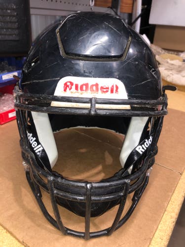 USED RIDDELL FLEX ADULT HELMET - LARGE - BLACK