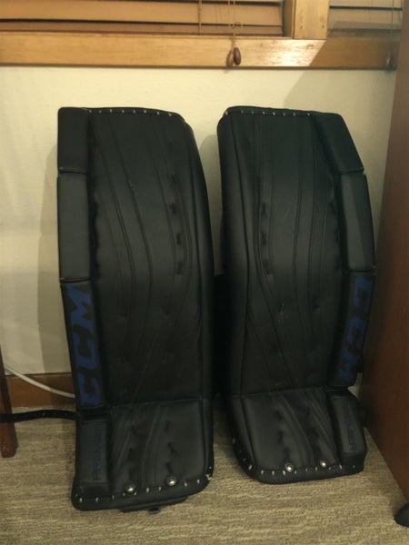 Black Intermediate 29" CCM Premier Pro Pro Stock Goalie Leg Pads (READ DESCRIPTION)