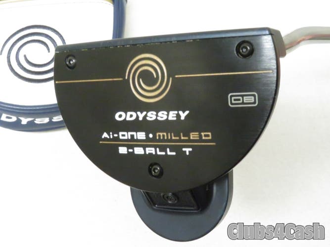 Odyssey Ai-One Milled 2-Ball T Putter 35" +Cover .. Shop Wear