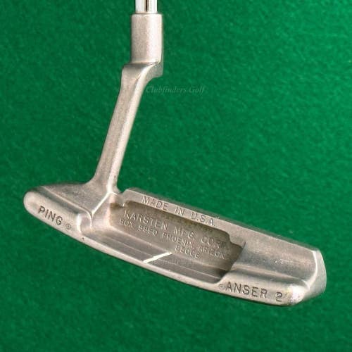 Ping Anser 2 Stainless Patented 85068 Plumbers-Neck 34.5" Putter Karsten