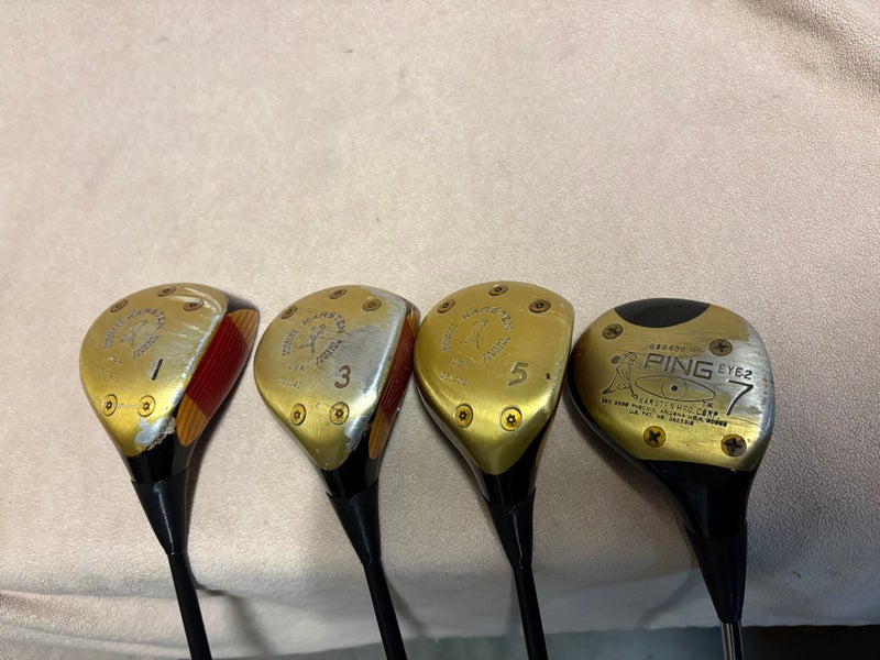 Men's Ping Woods set Right Handed Clubs (Full Set) Regular Flex 4 Pieces (Used)