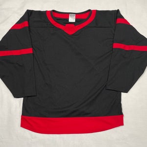 NEW Athletic Knit H550 Ottawa, Black Red, Youth XL