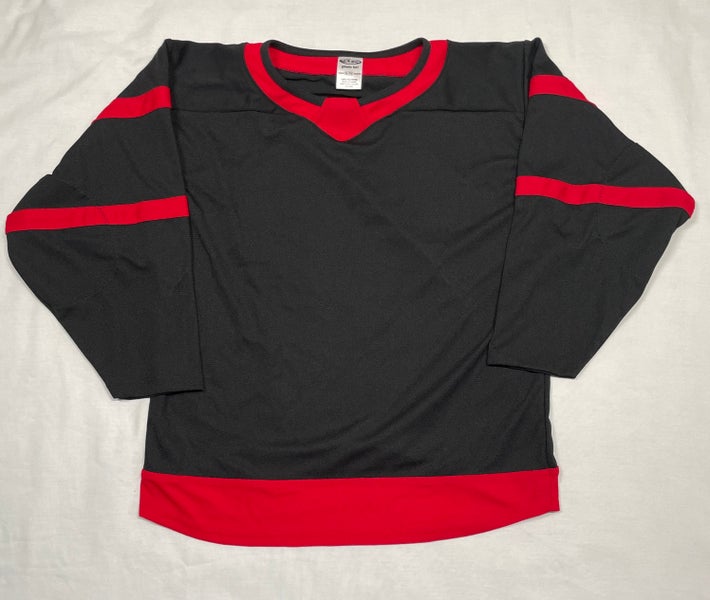 NEW Athletic Knit H550 Ottawa, Black Red, Youth XL