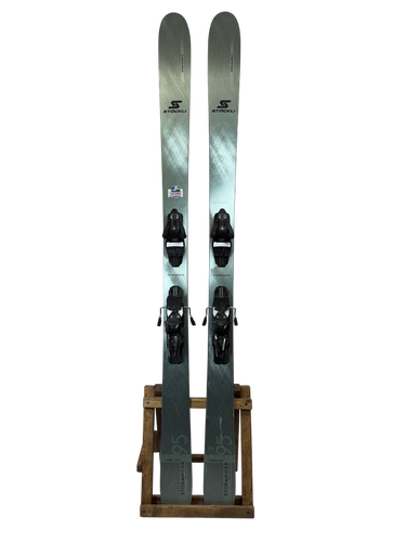 188cm Stockli Stormrider 95 Skis W/ Atomic Strive 13 Bindings
