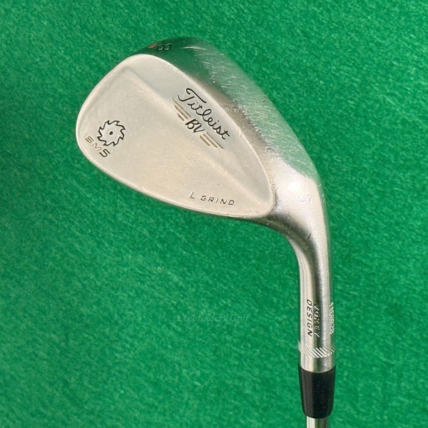 Titleist Vokey SM5 Chrome 58-4L 58 Lob Wedge Vokey Design Steel Wedge Flex
