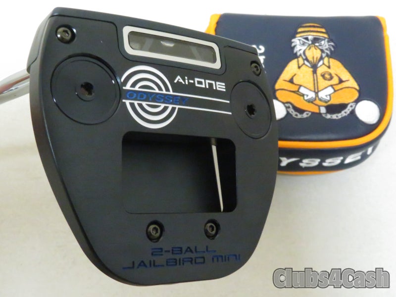 Odyssey Ai-One 2-Ball Jailbird Mini Putter Stroke Lab SL90 35" +HC  LEFT LH  NEW