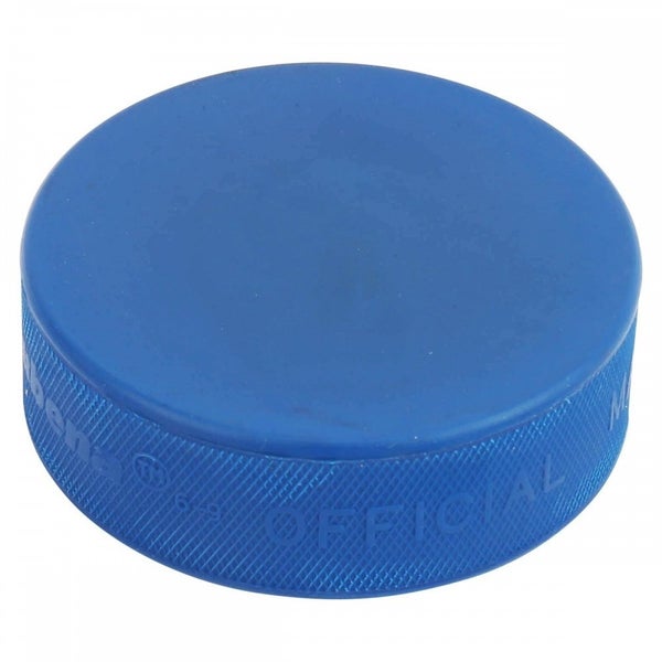 A&R Youth MITE Blue Ice Hockey Pucks | Official Size, Lighter 4oz Weight, 4 Pack