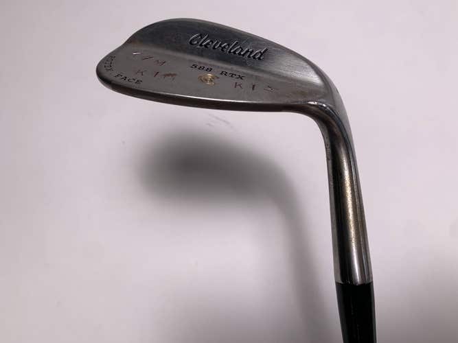 Cleveland 588 RTX Satin Chrome Raw Gap Wedge GW 52* 10 DG S400 Stiff Mens RH