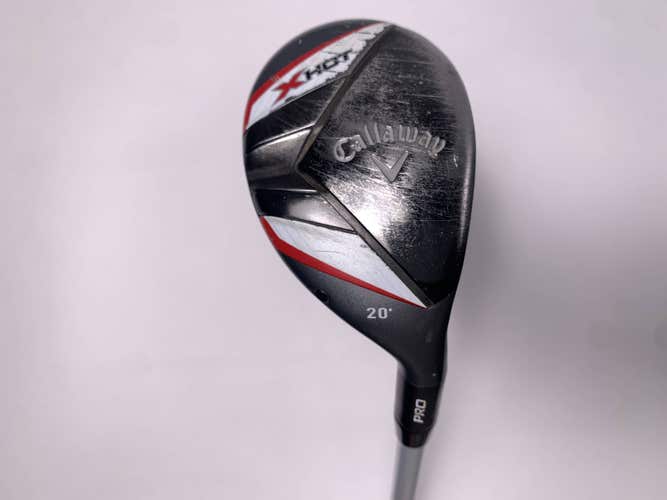 Callaway X Hot 19 3 Hybrid 20* Project X PXv 6.0 Stiff Graphite Mens RH