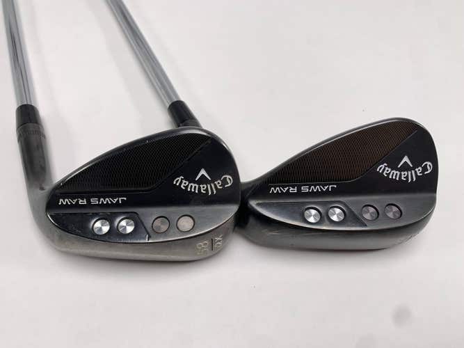 Callaway Jaws Raw Black Plasma Wedge Set 54* 10 | 58* 12 DG Mens RH