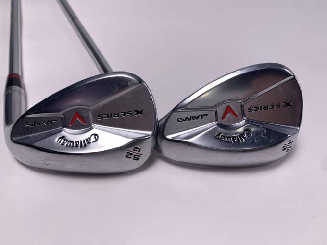 Callaway X Series Jaws Chrome Wedge Set 52* 12 | 56* 16 X Series Wedge Mens RH