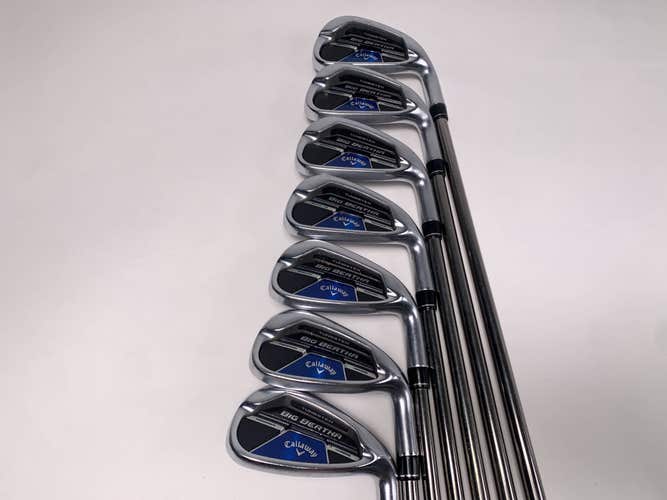 Callaway Big Bertha B21 Iron Set 4-PW UST Mamiya Recoil ESX 460 F4 Stiff Mens RH