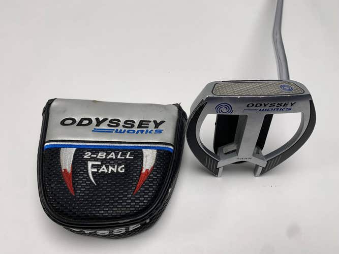 Odyssey Works Versa Tank 2-Ball Fang Putter 33" Superstroke Pistol 1.0 RH HC
