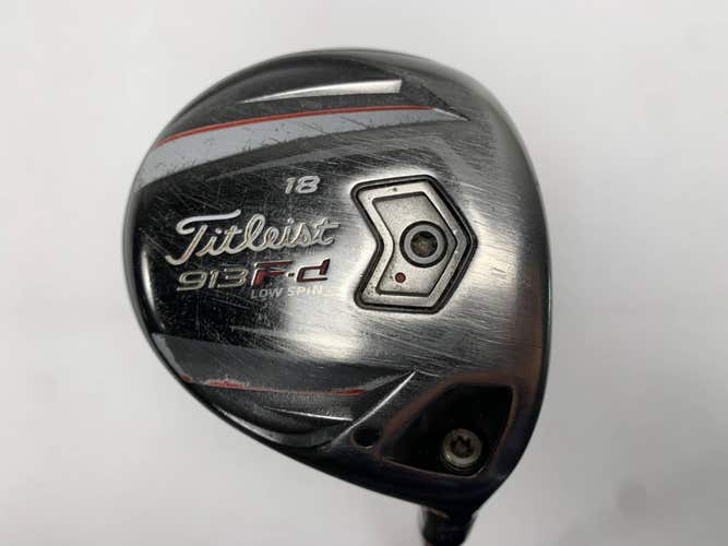Titleist 913 FD 5 Fairway Wood 18* Bassara 55 Hi 55g Senior RH Midsize Grip