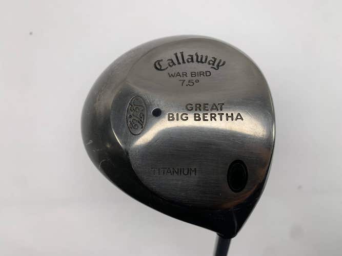 Callaway S2H2 Driver 7.5* BB UL Regular Graphite Mens RH Oversize Grip