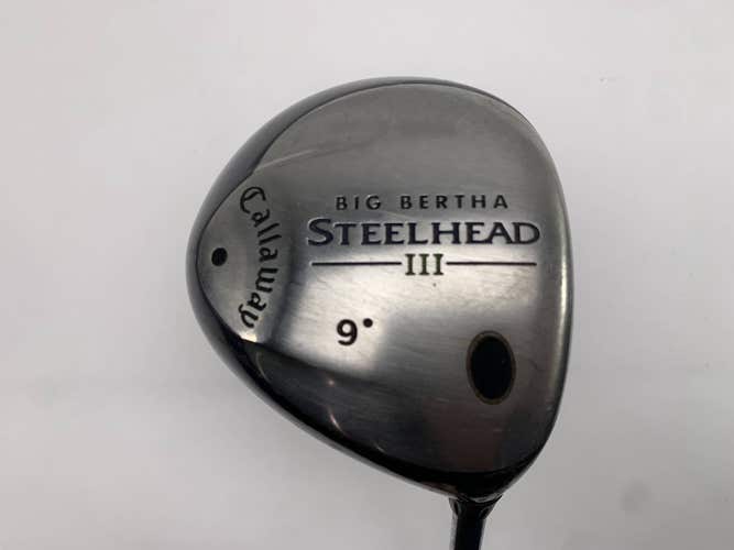 Callaway Steelhead III Driver 9* Steelhead III Uniflex Steel Mens RH