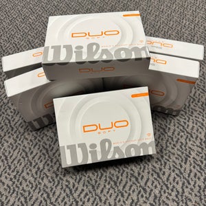 6 Dozen Wilson Duo Soft Orange Golf balls