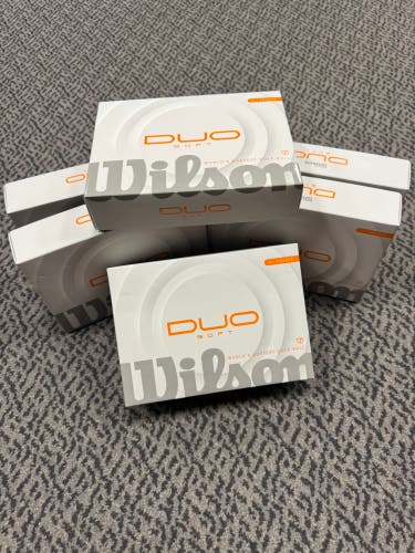 6 Dozen Wilson Duo Soft Orange Golf balls
