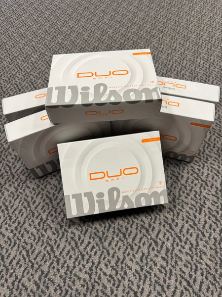 6 Dozen Wilson Duo Soft Orange Golf balls
