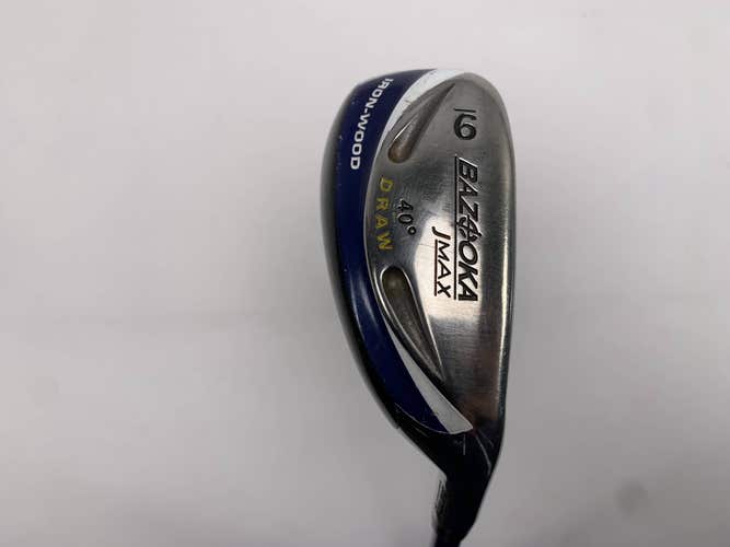 Tour Edge Bazooka Jmax Draw Ironwood 9 Hybrid 40* Bazooka Draw Ladies RH