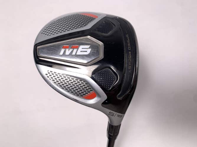 TaylorMade M6 5 Fairway Wood 18* Fujikura Atmos 5R Red Regular Graphite Mens RH