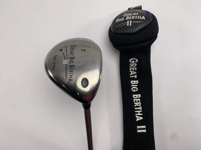 Callaway Great Big Bertha II 7 Fairway Wood 21* GBB System 50 50g Ladies RH HC