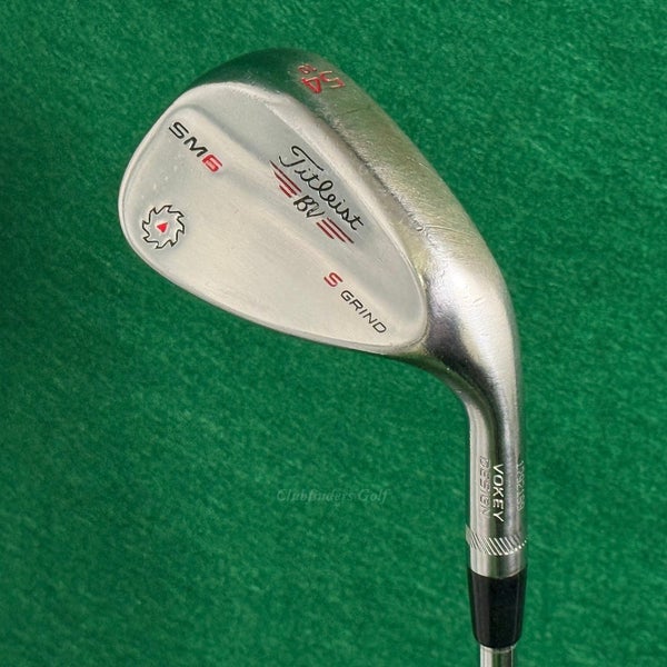 Titleist Vokey SM6 Chrome 54-10S 54 Sand Wedge Vokey Design Steel Wedge Flex