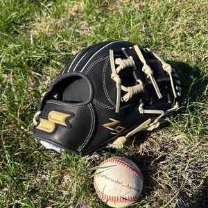 SSK Z9 Maestro 11.5” Black/Camel Spiral I Web Infield Baseball Glove