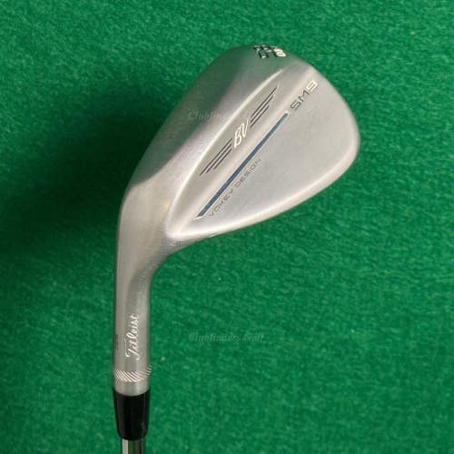 LH Titleist Vokey SM9 Chrome 58-8M 58 Lob Wedge Vokey Design Steel Wedge Flex