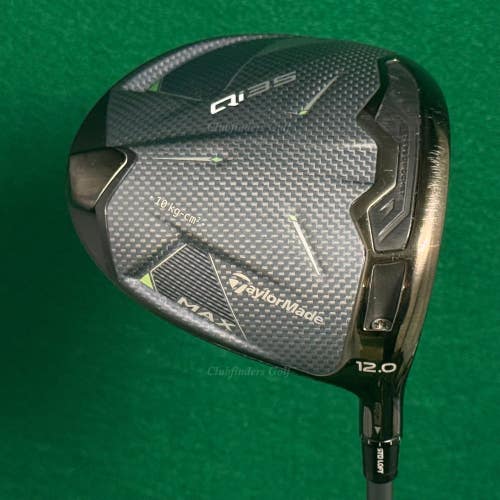 TaylorMade Qi35 MAX 12 Driver HZRDUS Smoke Black 6.5 60g Graphite Extra Stiff