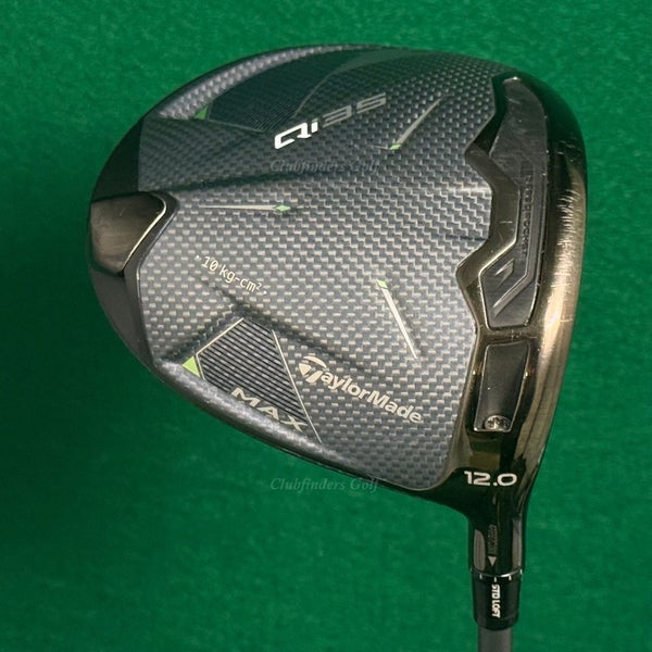 TaylorMade Qi35 MAX 12 Driver HZRDUS Smoke Black 6.5 60g Graphite Extra Stiff