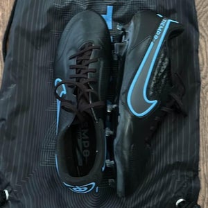 Black Unisex Size M 7.0 (W 8.0) Nike Tiempo Legend 9 Elite Cleats (New)