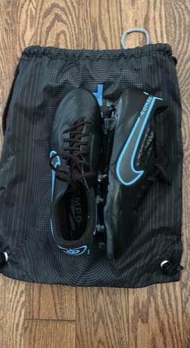Black Unisex Size M 7.0 (W 8.0) Nike Tiempo Legend 9 Elite Cleats (New)