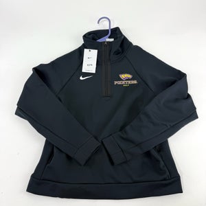 New Black Nike Womens UWSP Pointers Quarter Zip | Womens S | E278