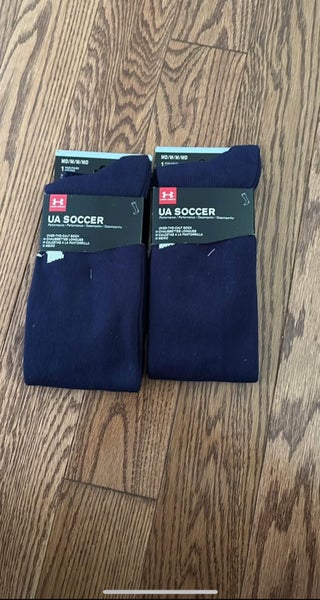 Blue Adult Unisex Medium Under Armour Socks (New)