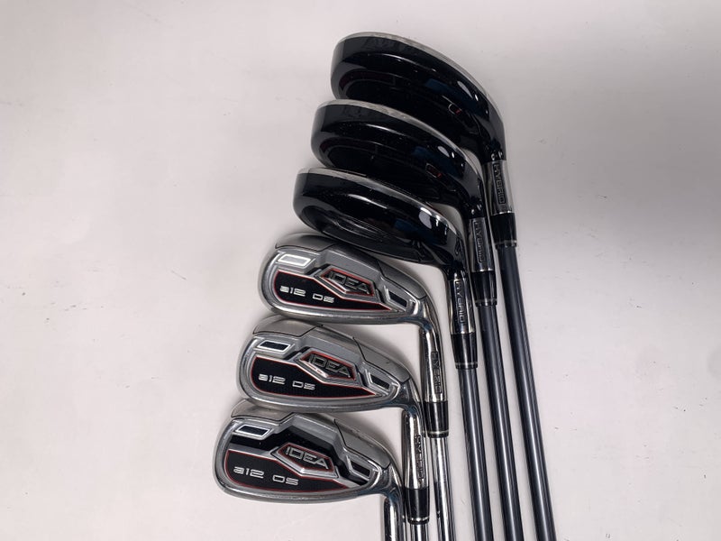 Adams Idea A12 OS Hybrid Iron Set 4-9 True Temper Performance 85g Mens RH