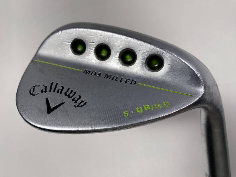 Callaway MD3 Milled Black S-Grind Wedge 54* 10 Dynamic Gold Wedge Steel Mens RH